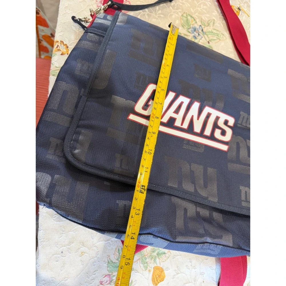 NFL New York Giants Messenger Bag Backpack Convertible Navy Blue Red Crossbody
